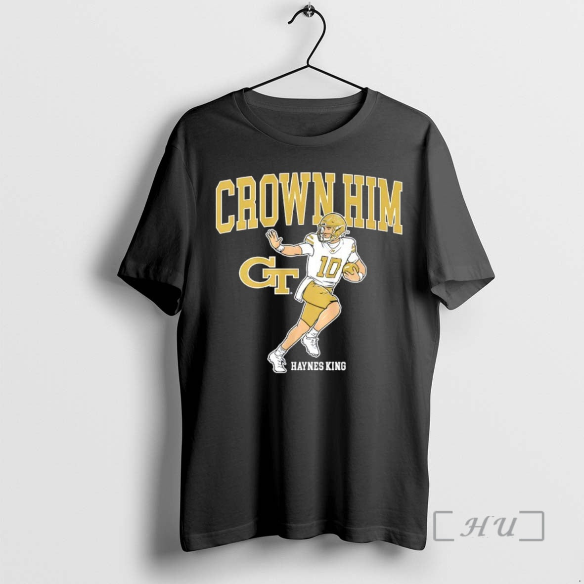 Trending Georgia Tech Yellow Jackets Football Haynes King Crown Him Premium T Shirt Sweater