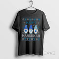 Trending Gnome Happy Hanukkah Jewish Saying Merry Christmas Premium T Shirt Sweater