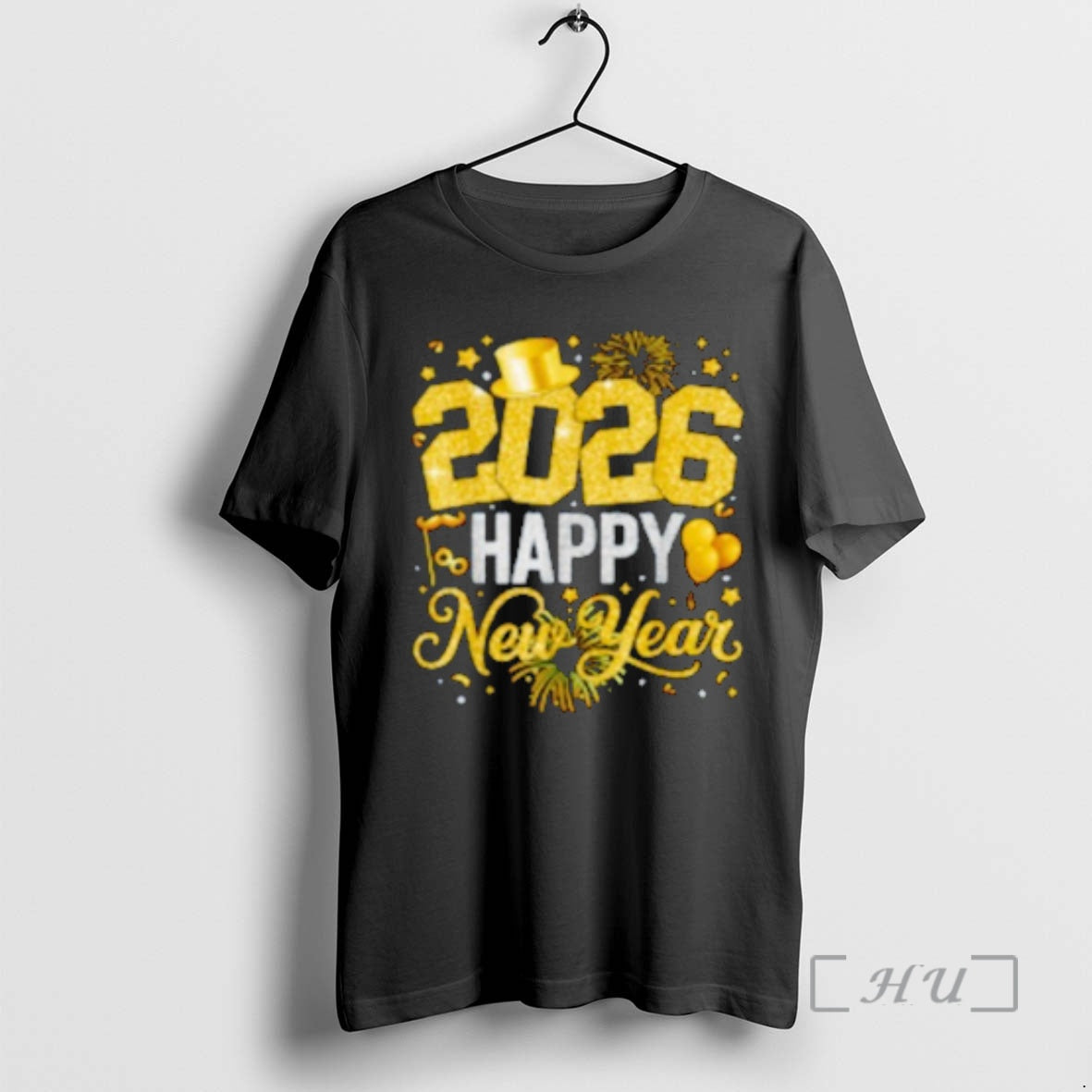 Trending Happy New Year Party 2026 Ballon Family Premium T Shirt Sweater