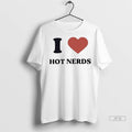 Trending I Love Hot Nerds Redheart Ladies T Shirt
