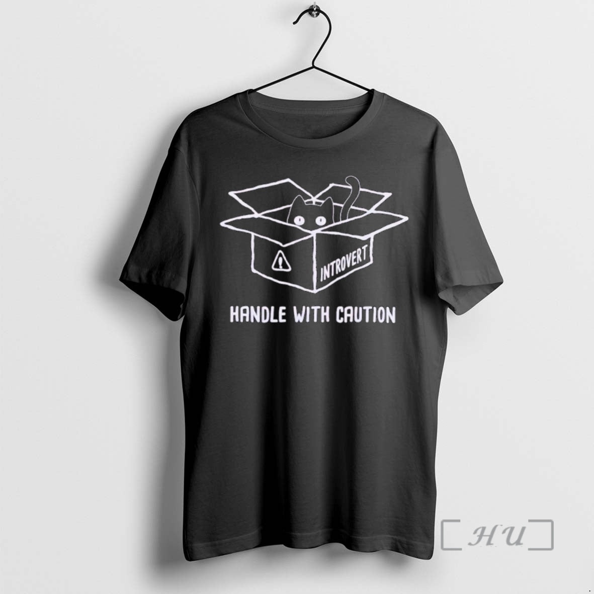 Trending Introvert Cat Box Handle With Caution Ornaments Premium T Shirt Sweater