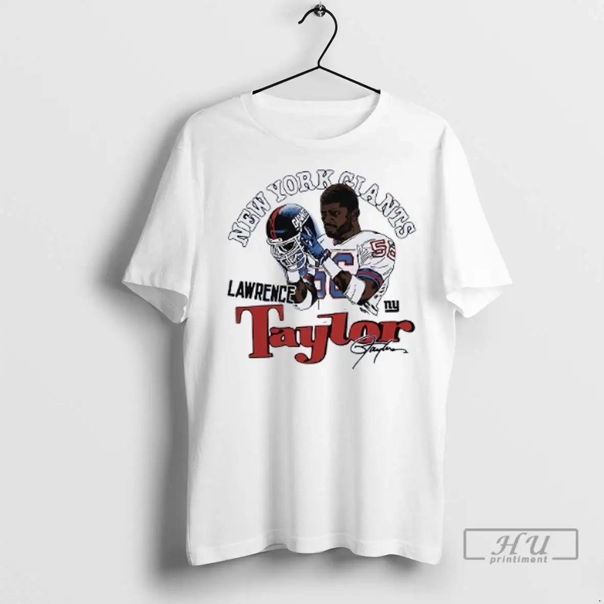 Trending Lawrence Taylor New York Giants Retired Player Caricature T Shirt