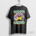 Trending Oceans Calling Festival Rollercoaster Oc Md Skeleton 2025 T Shirt