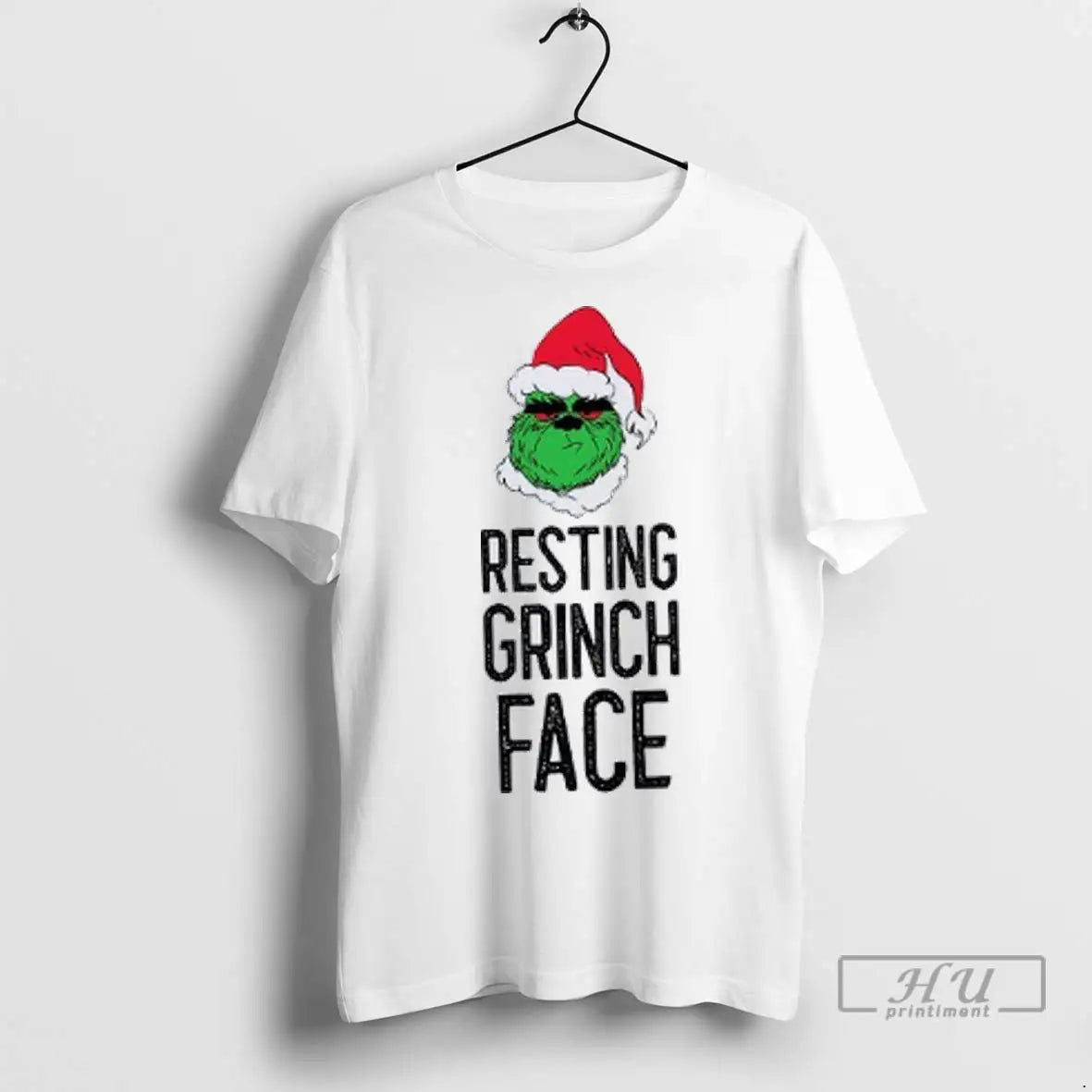 Trending Resting Grinch Face Christmas T Shirt