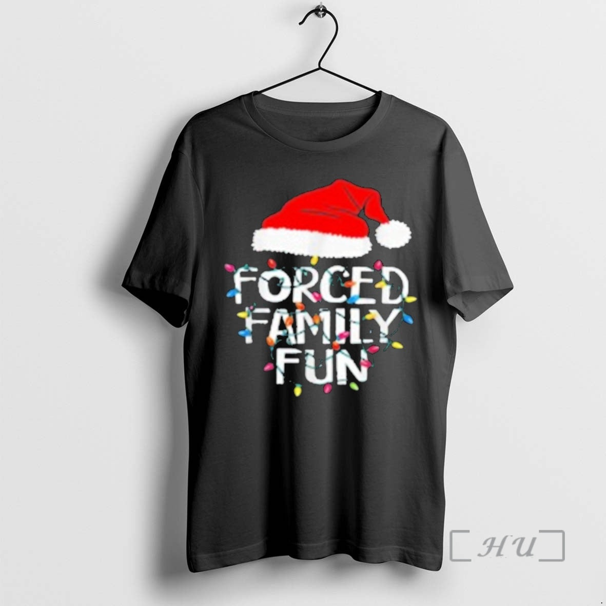 Trending Forced Family Fun Sarcastic Christmas Premium T Shirt Sweater