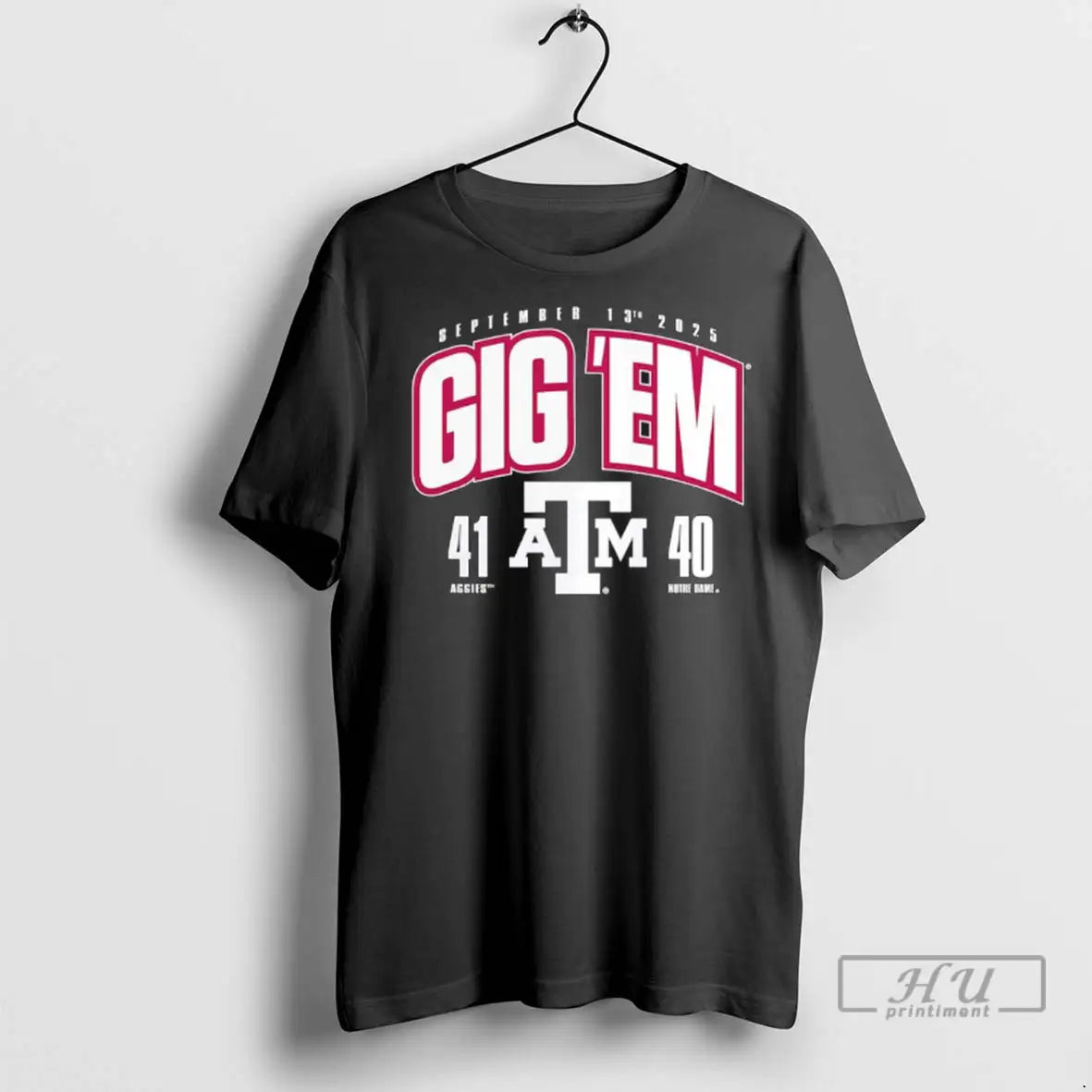 Trending Texas Am Aggies Vs Notre Dame Fighting Irish 2025 Scort T Shirt