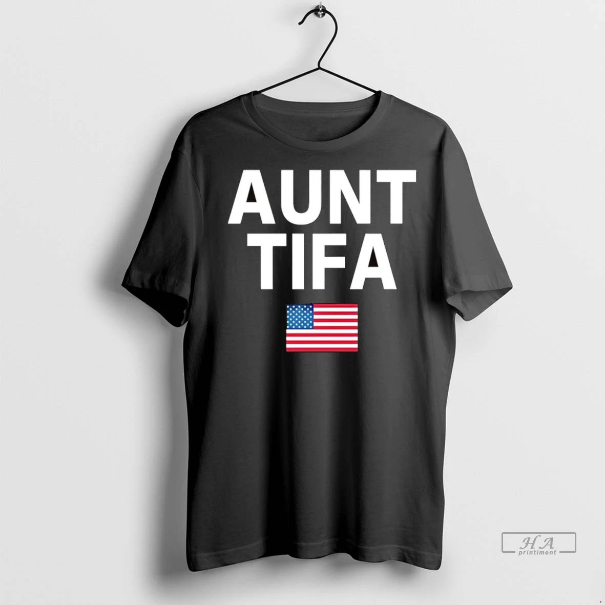 Trendy Aunt Tifa American Flag Shirt Sweater