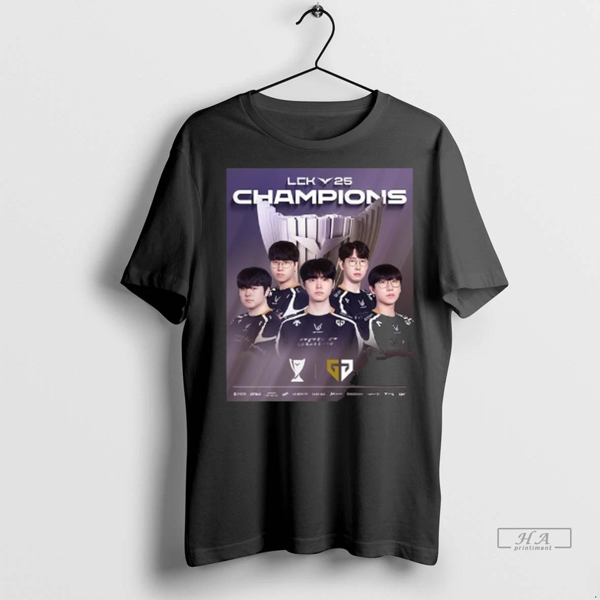 Trendy Geng Esports 2025 Lck Champions Shirt Sweater