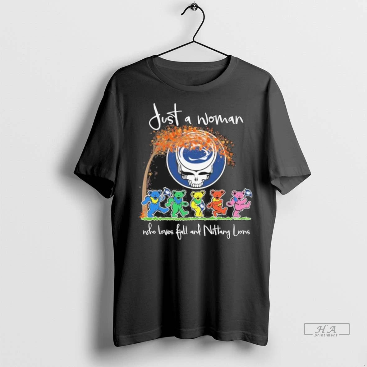 Trendy Grateful Dead Bears Just A Woman Who Loves Fall And Penn State Shirt Sweater