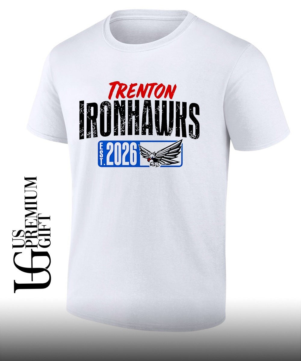 Trenton Ironhawks est 2026 logo shirt