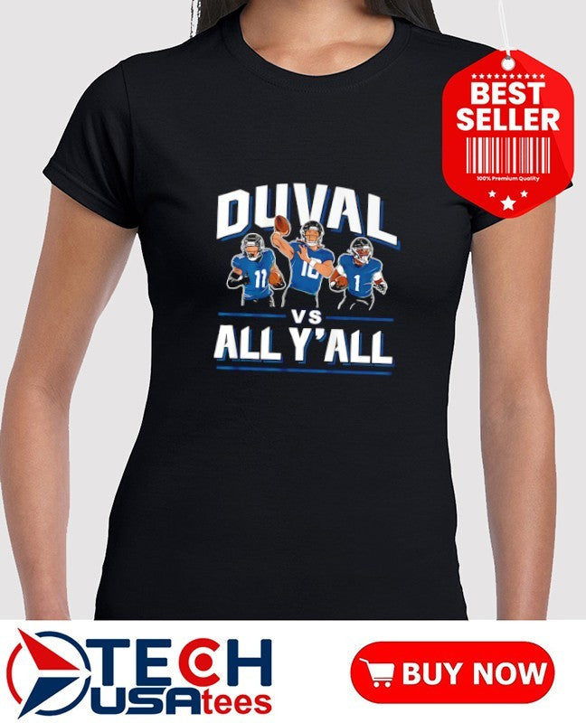 Trevor Lawrence Travis Etienne and Parker Washington Duval vs. All Y’all shirt