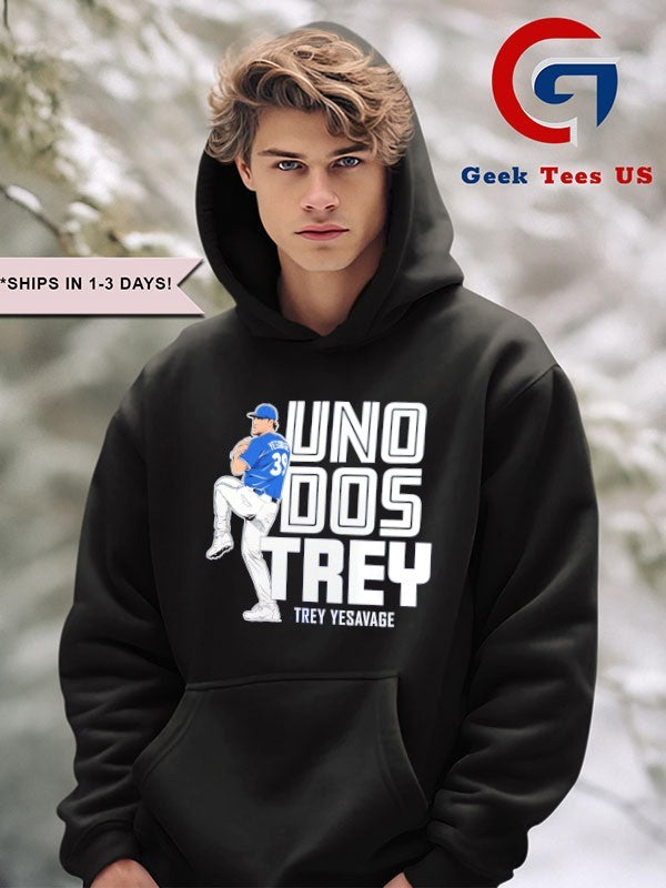 Trey Yesavage Uno Dos Trey Toronto Blue Jays MLB 2025 shirt