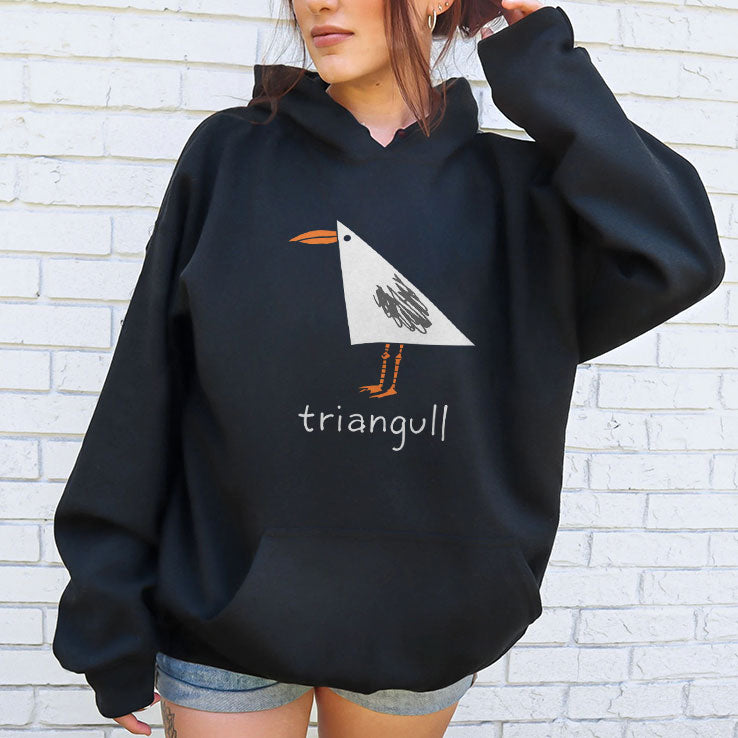 Triangull Seagull Triangle Bird Pun T Shirt