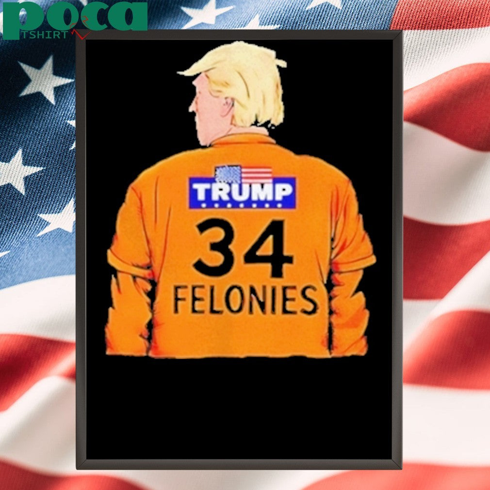 Trump 34 Felonies Shirt