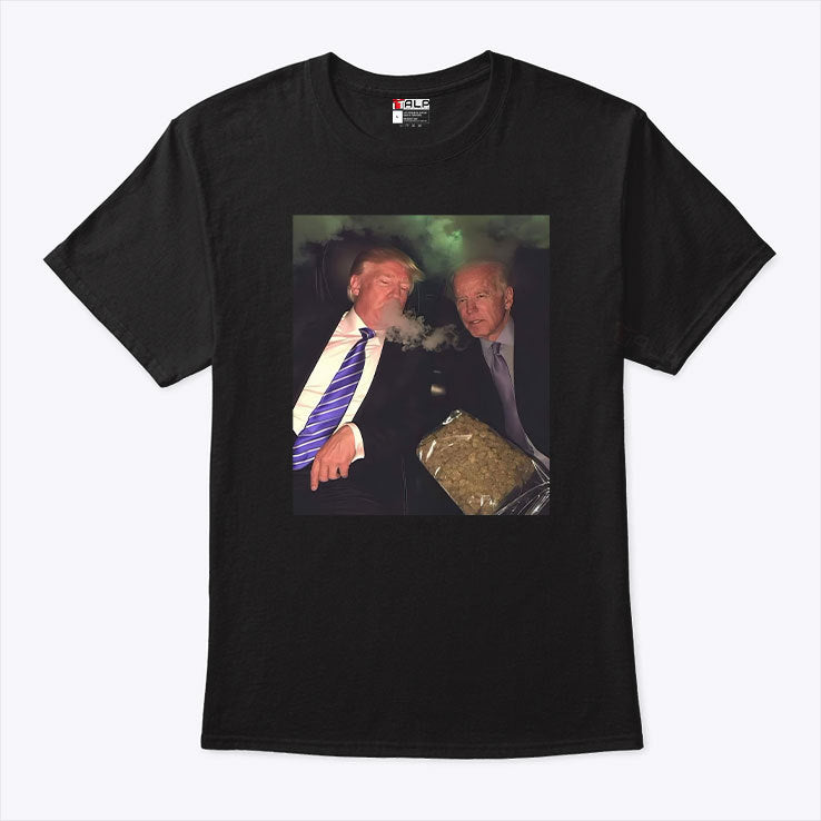 Trump And Biden Smoking Weed Shirt