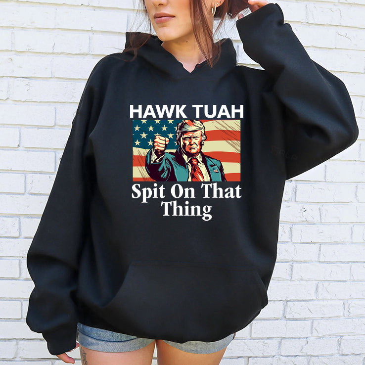 Trump Hawk Tuah Spit On That Thing Tee Shirt