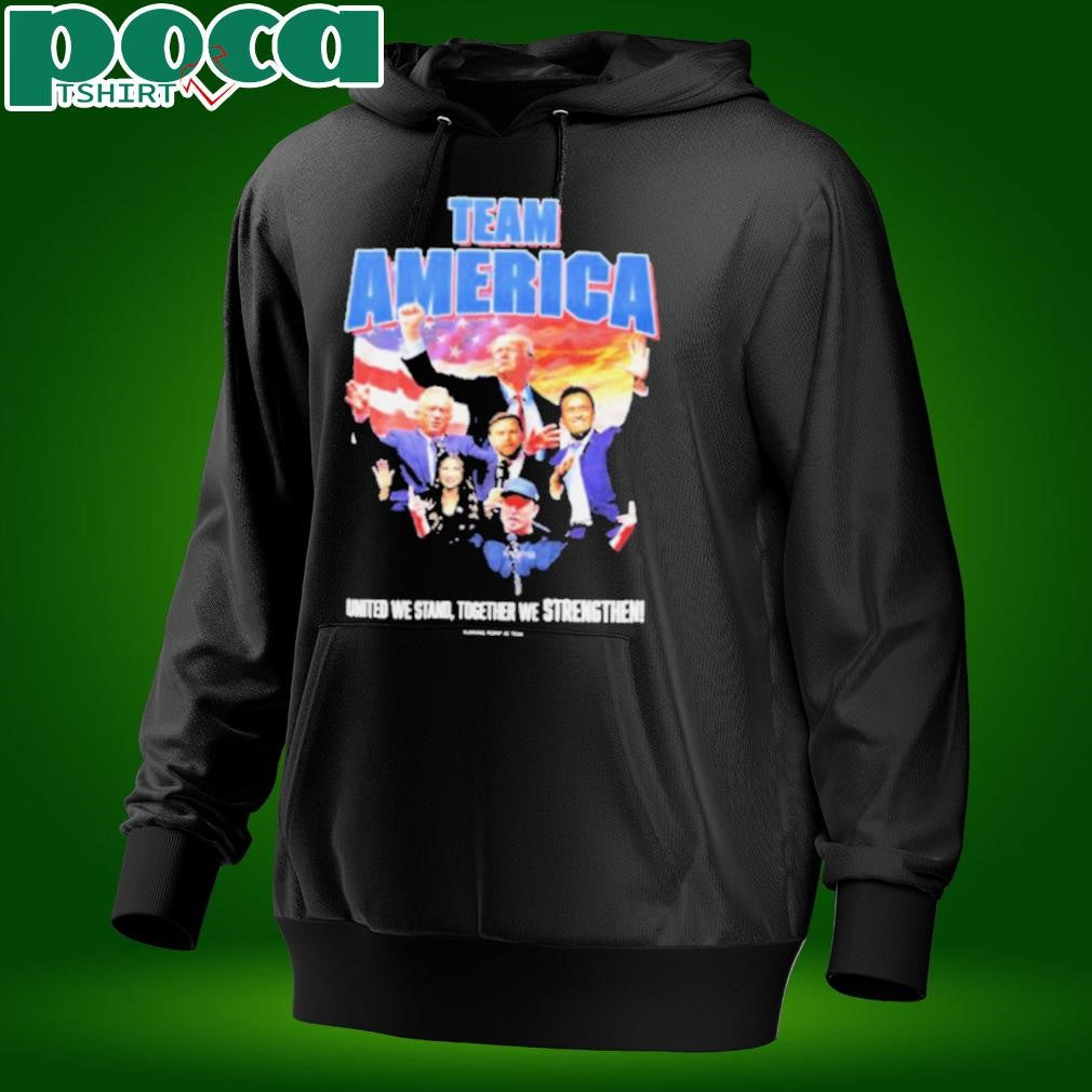 Trump Team America Elon Musk JD Vance Robert F. Kennedy Jr. United We Stand Together We Strengthen T shirts