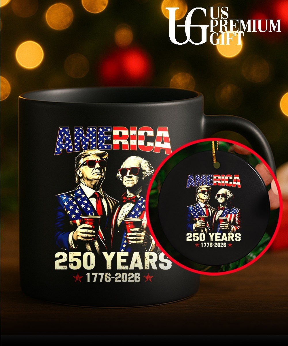 Trump and Washington America 250th USA Anniversary 2026 shirt