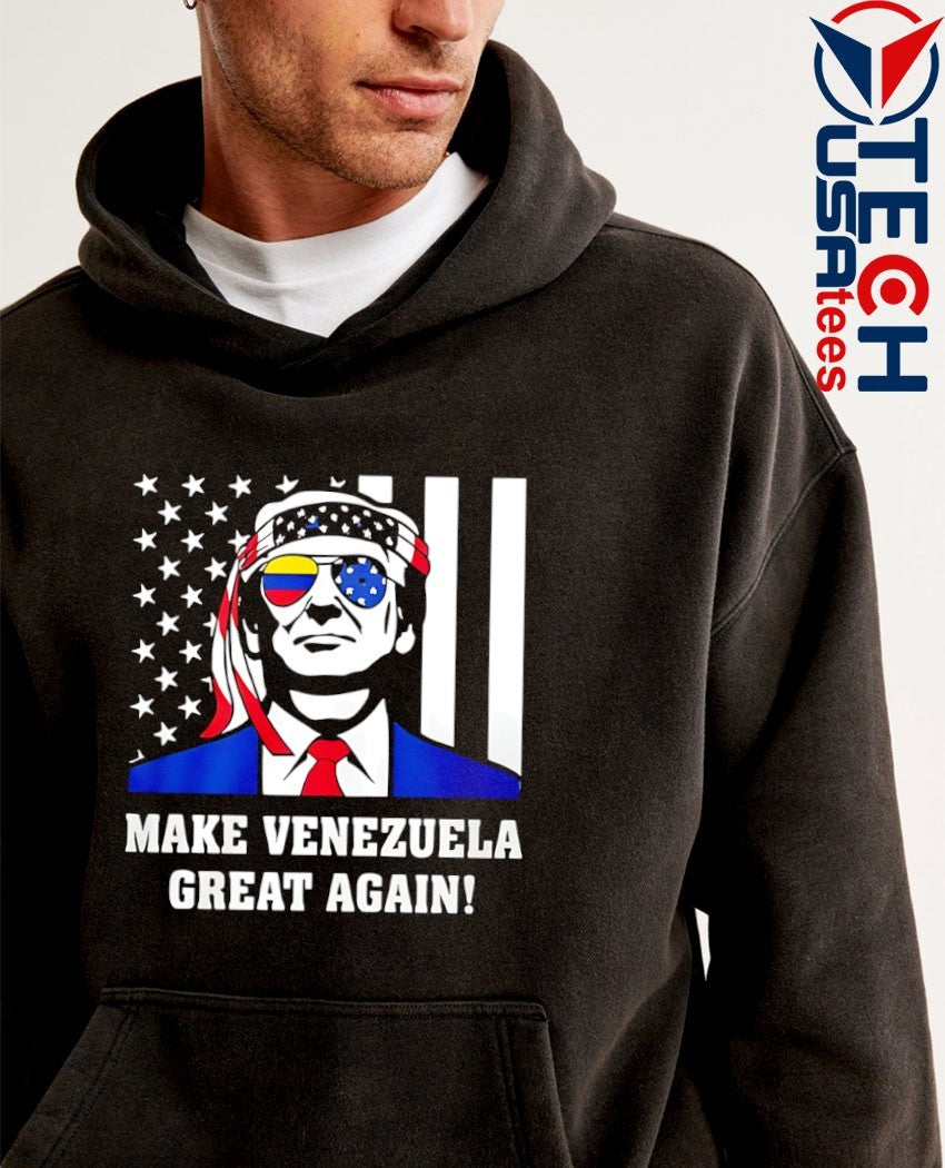 Trump make Venezuela great again flag shirt