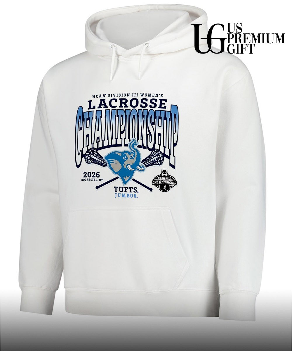 Tufts Jumbos 2026 NCAA Division III Women’s Lacrosse Championship shirt