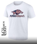 Tusk Arkansas Razorbacks Patriotic Marks logo stack shirt