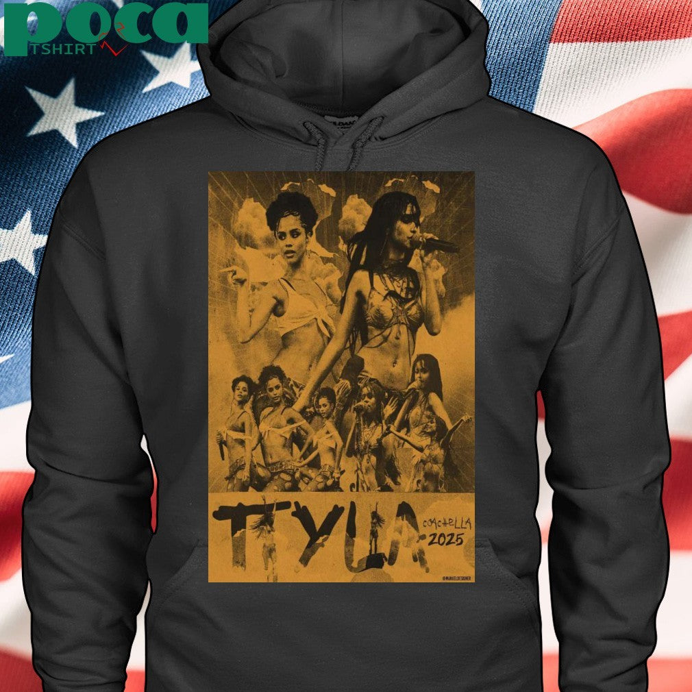 Tyla Coachella 2025 Indio, CA Concert Poster shirt