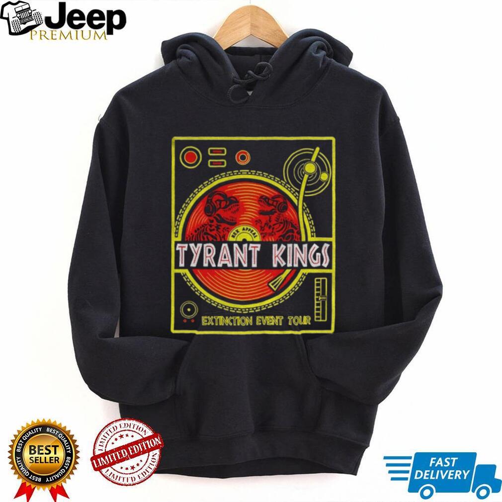 Tyrant Kings Extinction World Tour DJ T Rex shirt