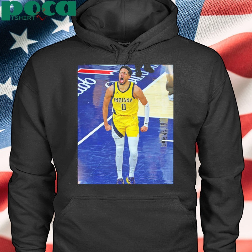 Tyrese Haliburton Indiana Pacers Game Frames T-Shirt