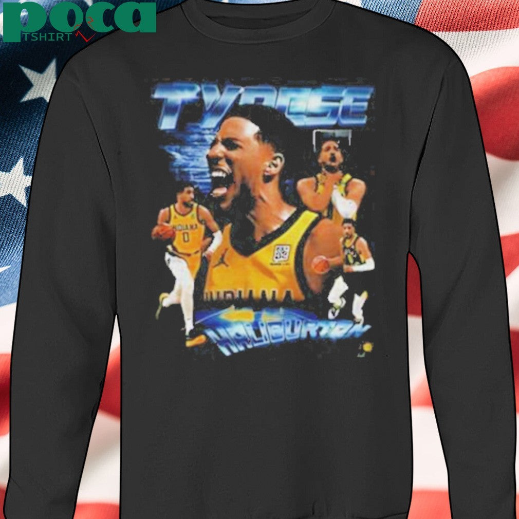 Tyrese Haliburton Indiana Pacers NBA Basketball Player graphic shirt