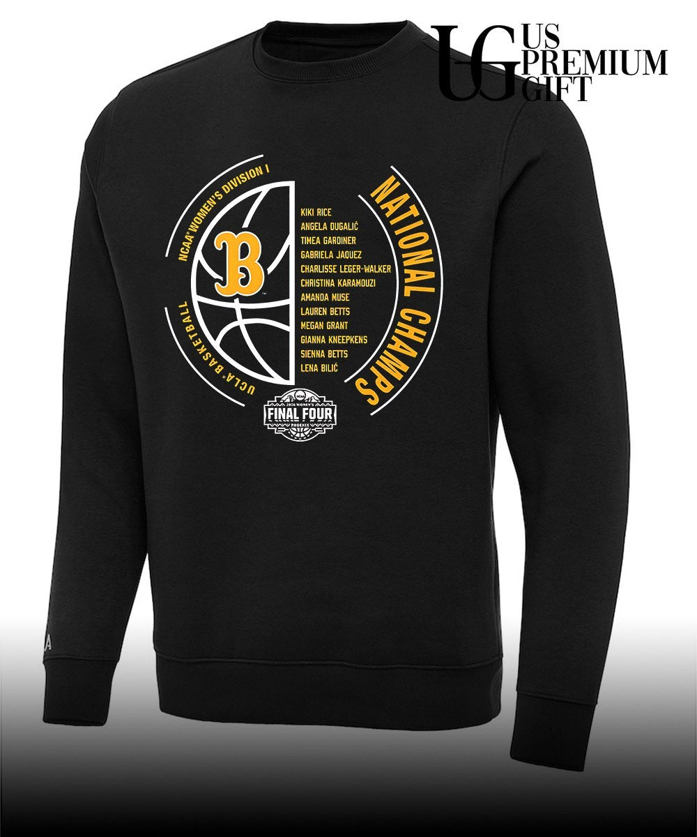 UCLA Bruins 2026 NCAA Women’s Basketball National Champions Nets shirt