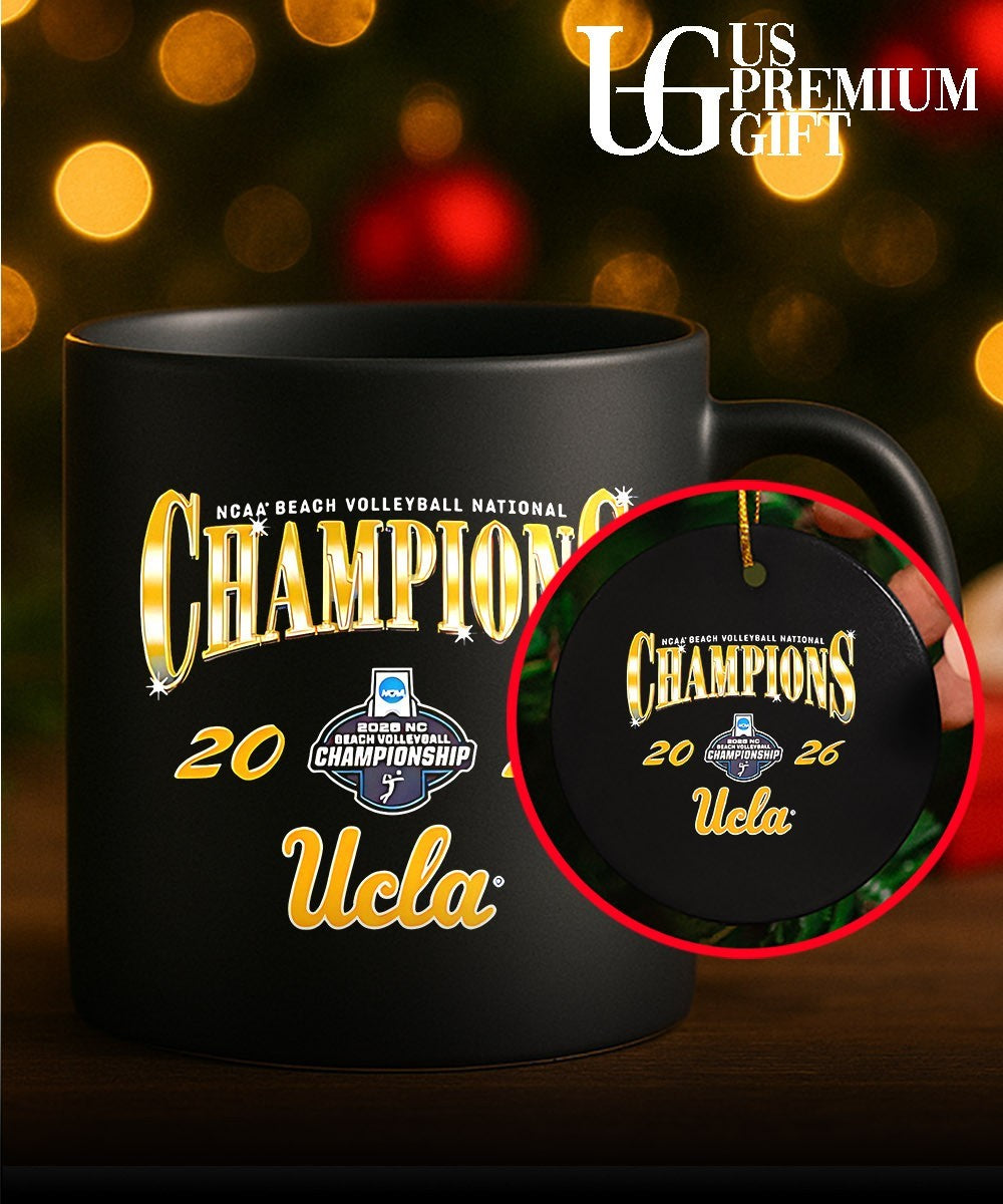 UCLA Bruins Beach Volleyball National Champions Gold Lettering 2026 shirt