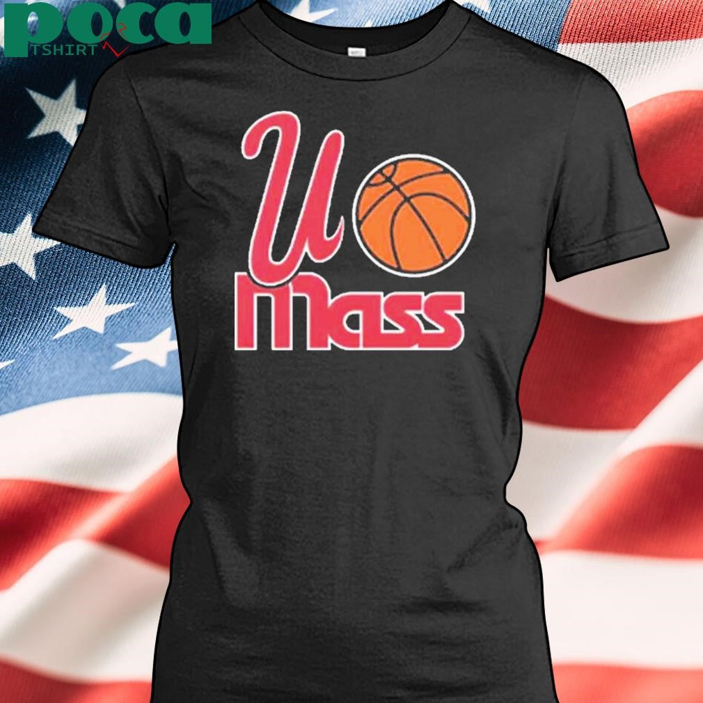 UMass Minutemen Basketball 1990s Logo Shirt