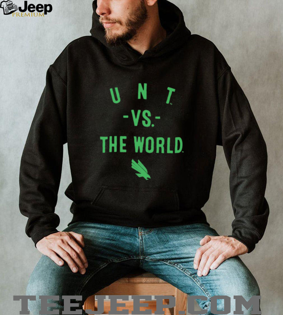 UNT Mean Green vs the World 2026 logo shirt