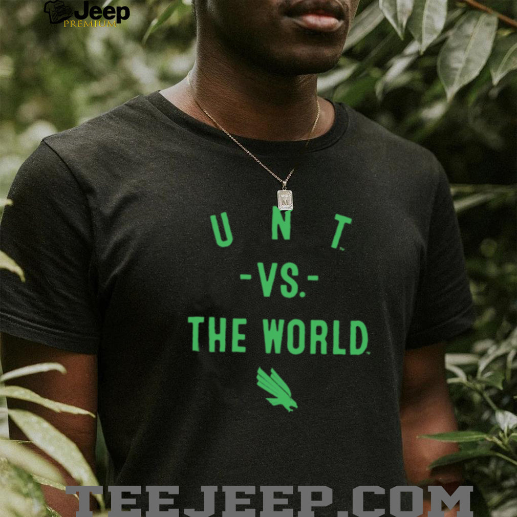 UNT Mean Green vs the World 2026 logo shirt