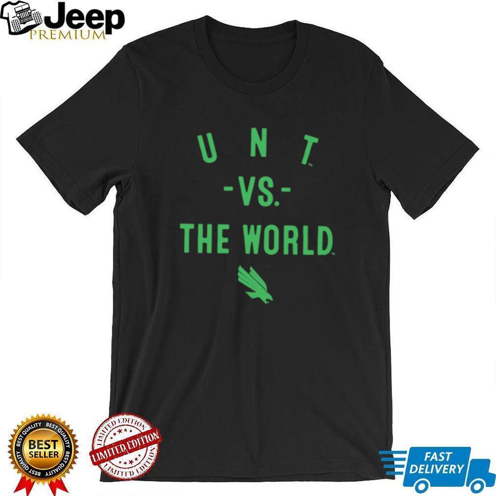 UNT Mean Green vs the World 2026 logo shirt