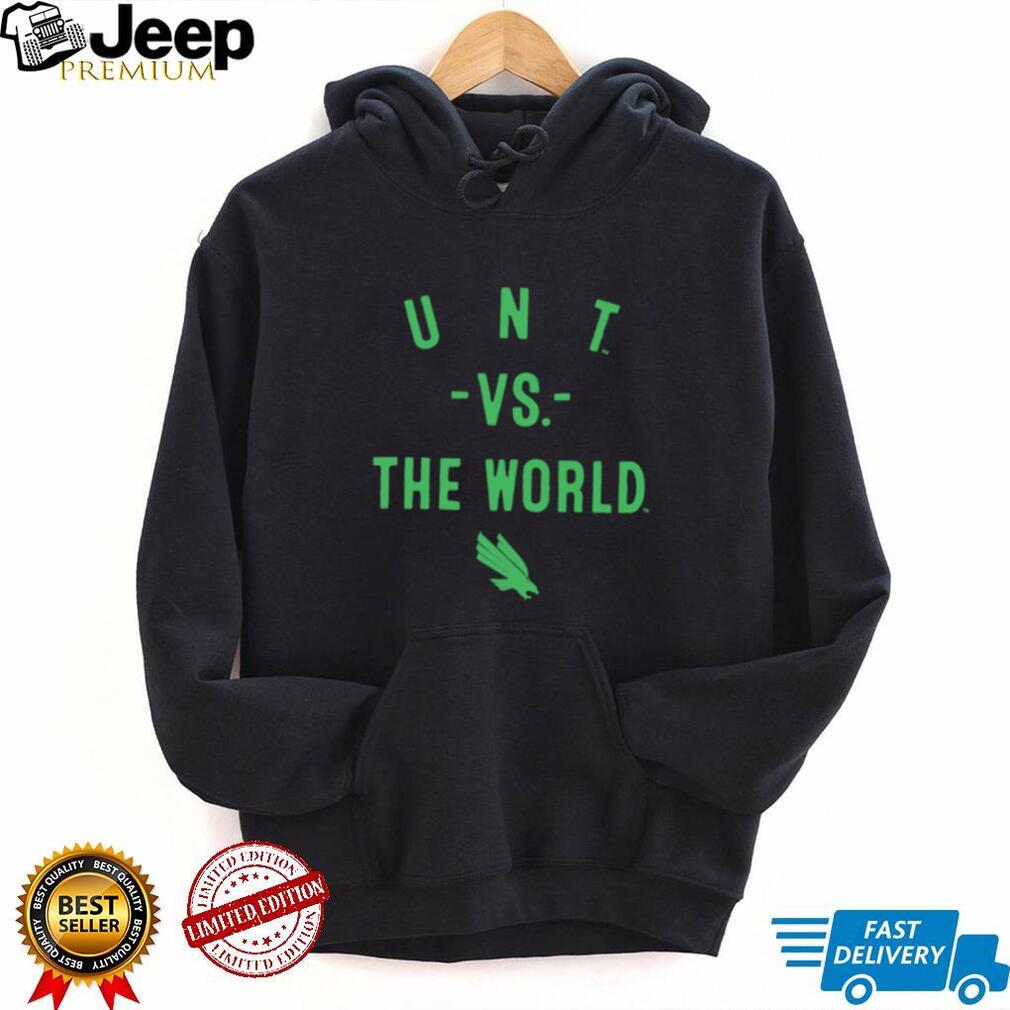 UNT Mean Green vs the World 2026 logo shirt