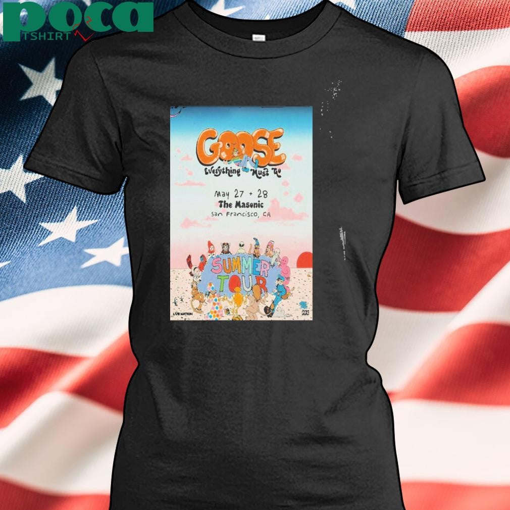 Tour 2025 Goose Francisco Ca Poster T Shirt