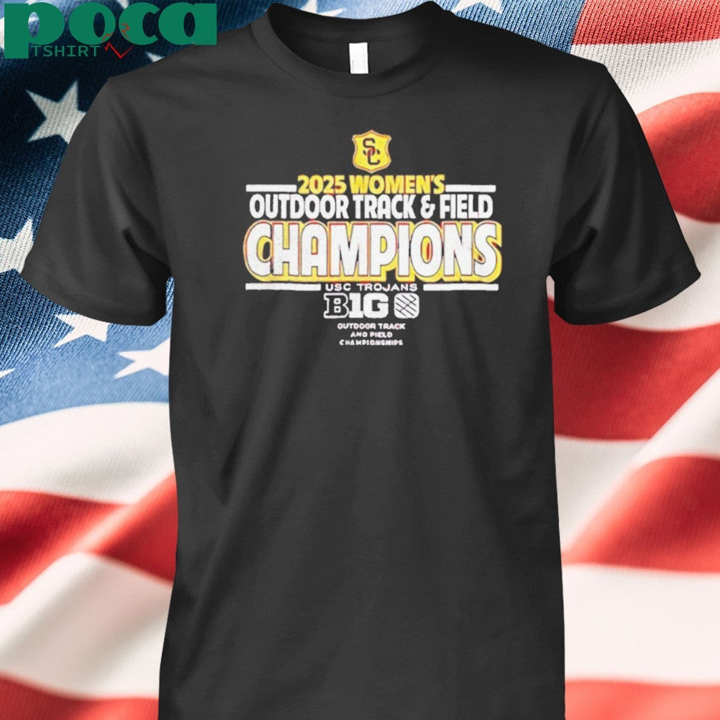 USC Trojans 2025 Women’s Track & Field Champions shirt