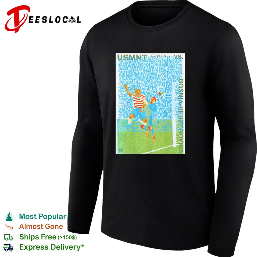 USMNT vs Bosnia Herzegovina soccer match shirt