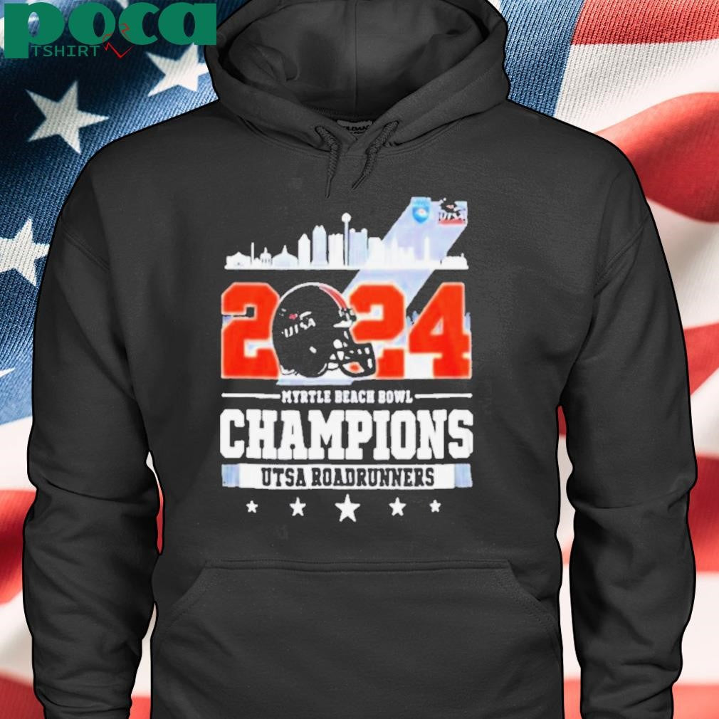 UTSA Roadrunners Myrtle Beach Bowl Champions 2024 Skyline NCAA Bowl Games 2024 2025 T Shirts