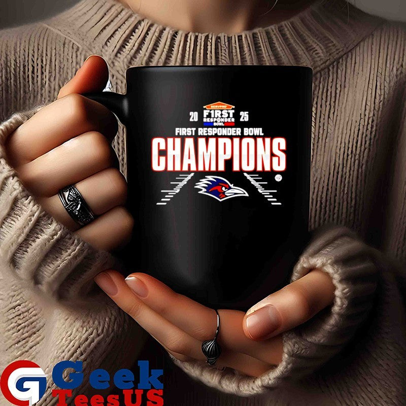 UTSA Roadrunners football 2025 First Responder Bowl Champions classic T-shirt