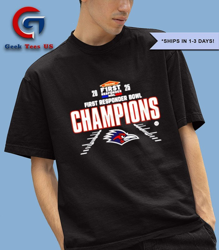 UTSA Roadrunners football 2025 First Responder Bowl Champions classic T-shirt