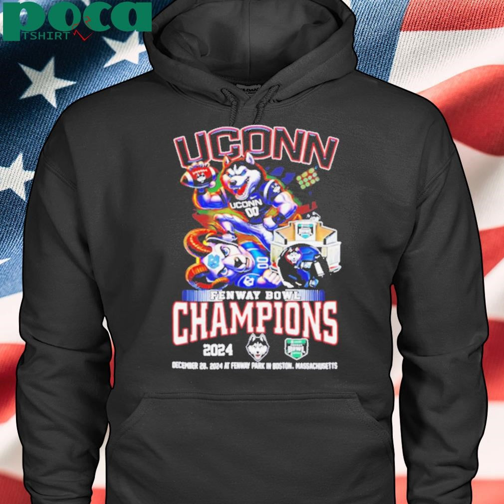 Uconn Huskies Let’s Celebrate 2024 Fenway Bowl Champions shirt