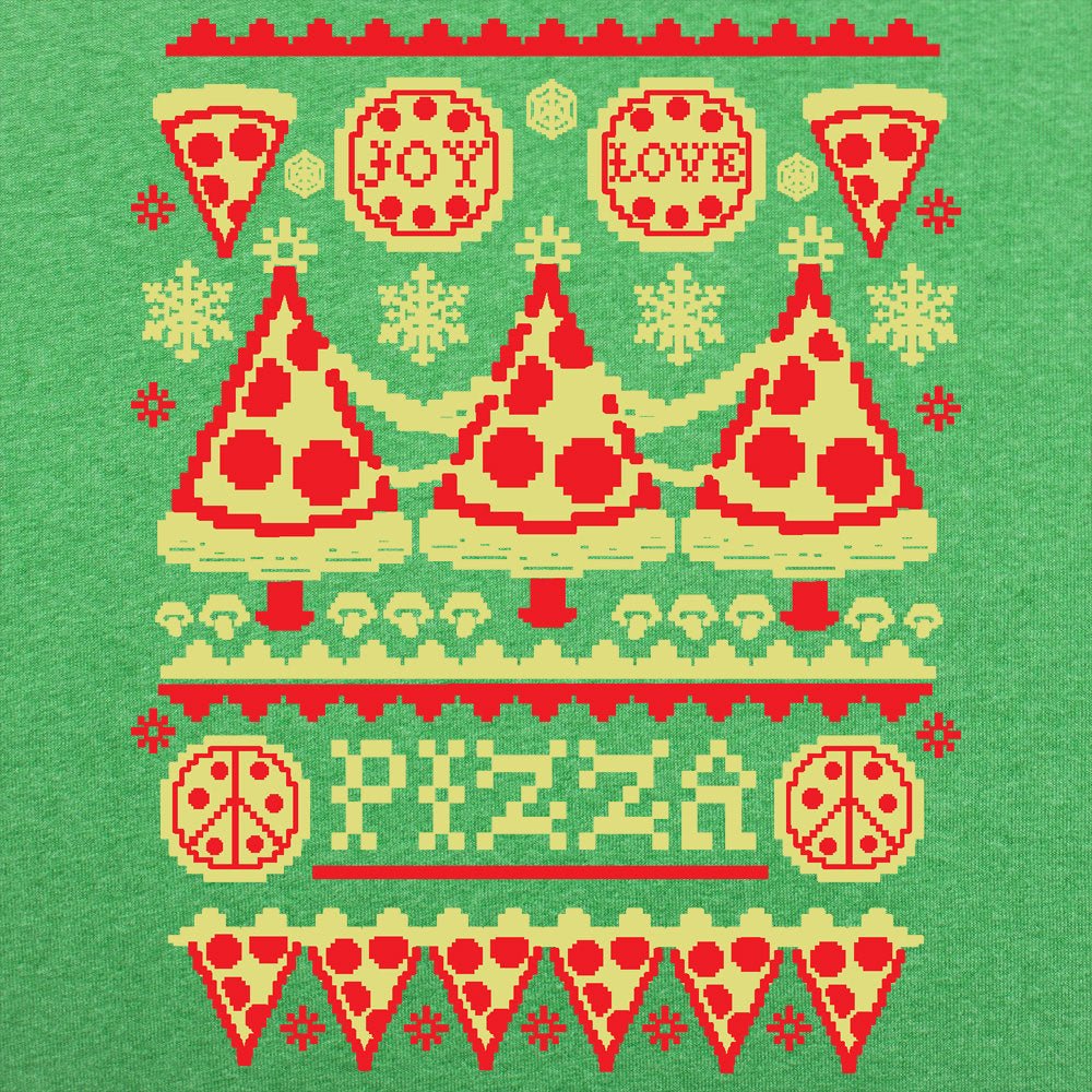 Ugly Pizza Christmas Sweater Pattern
