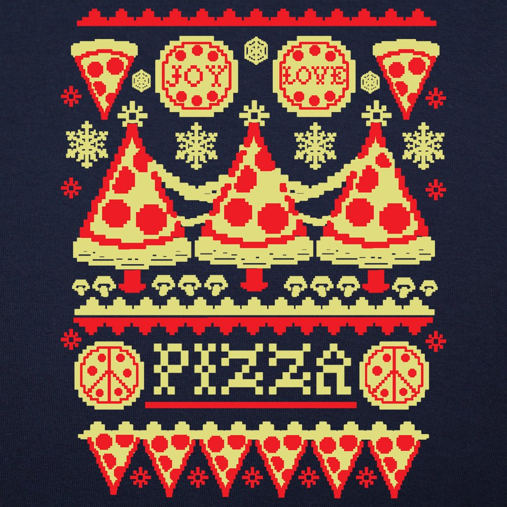 Ugly Pizza Christmas Sweater Pattern