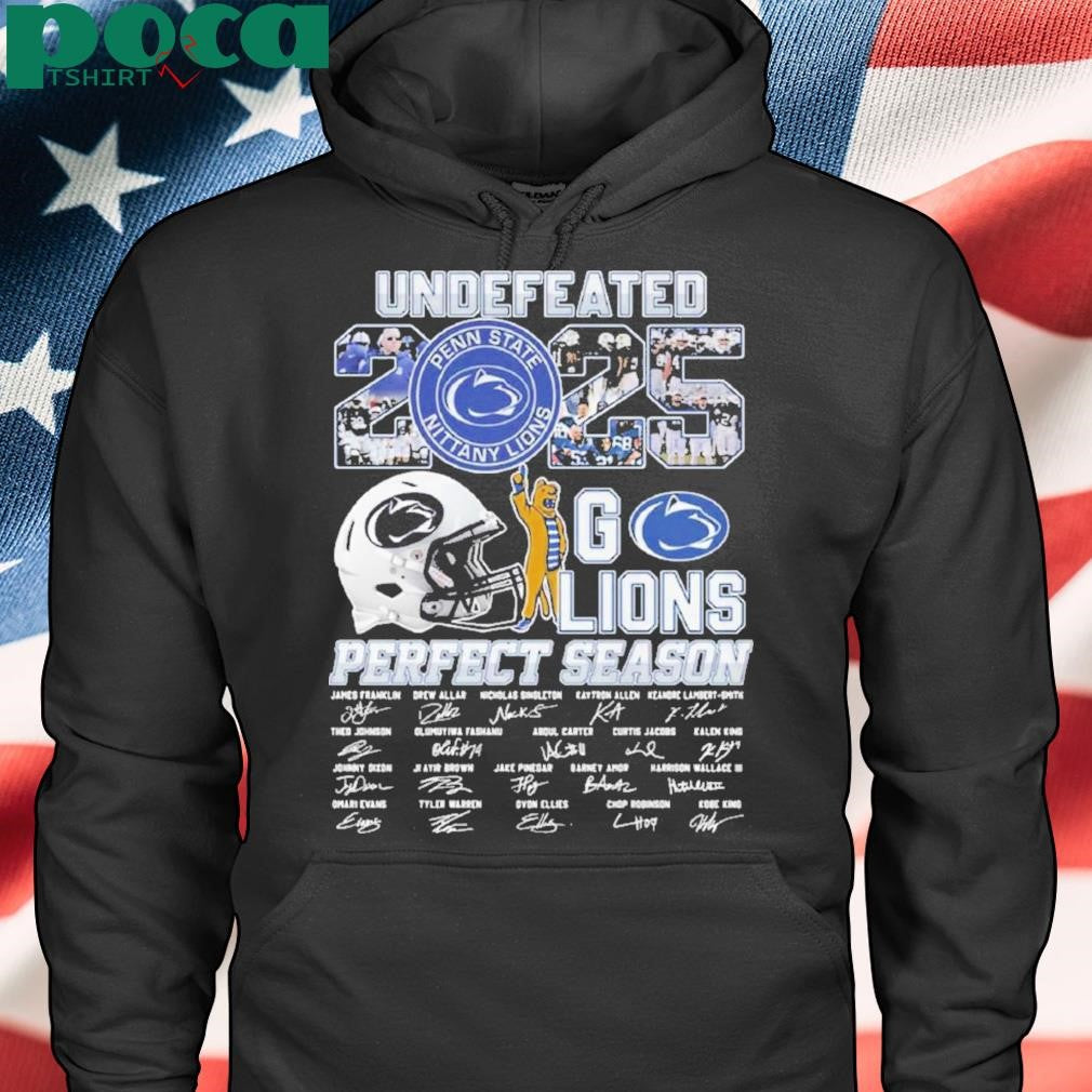 Undefeated 2025 Go Lions Perfect Season Shirt