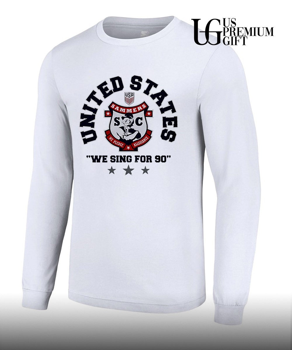 United States Sammers We Sing For 90 logo shirt