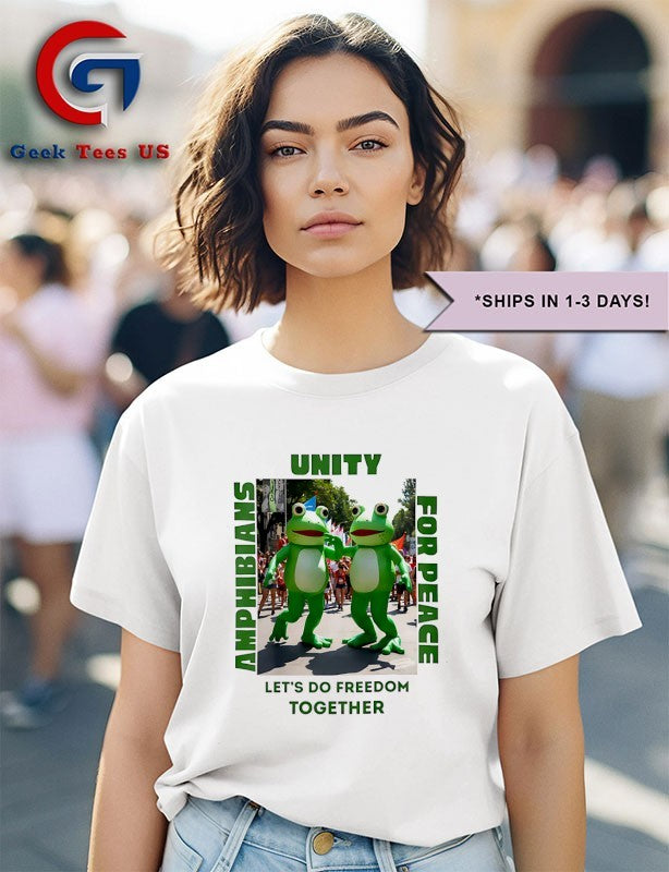 Unity Frog Let’s Do Freedom Together shirt