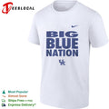 University of Kentucky Big Blue Nation logo shirt