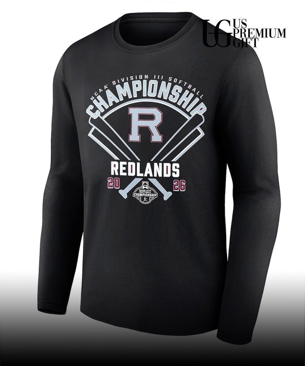 University of Redlands NCAA Division III Softball Championship 2026 shirt